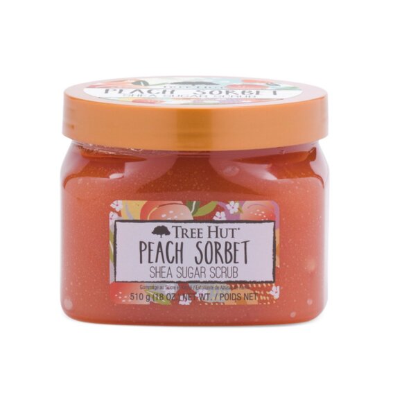 TREE HUT Peach 18oz Peach Sorbet Scrub - Picture 1 of 1